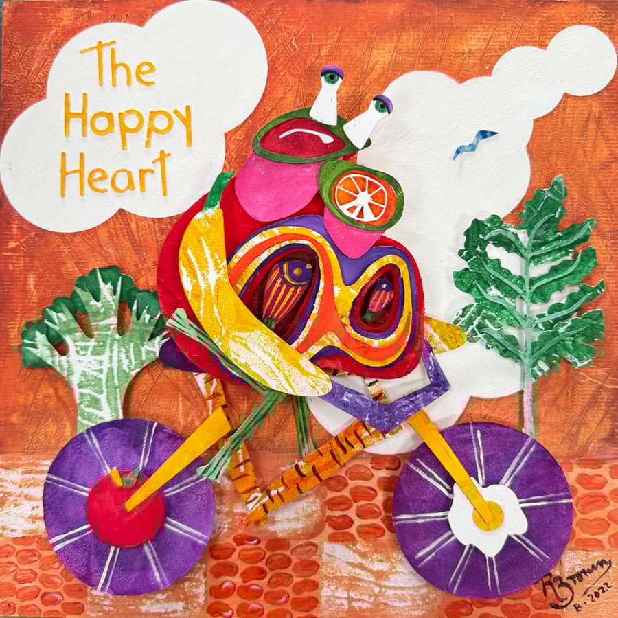 Healthy Heart Paper Cut Out