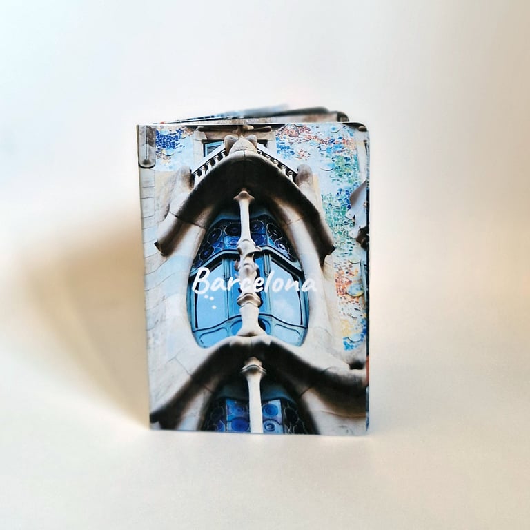 Mini A7 Photo Zine, Barcelona , eight of my own photographs