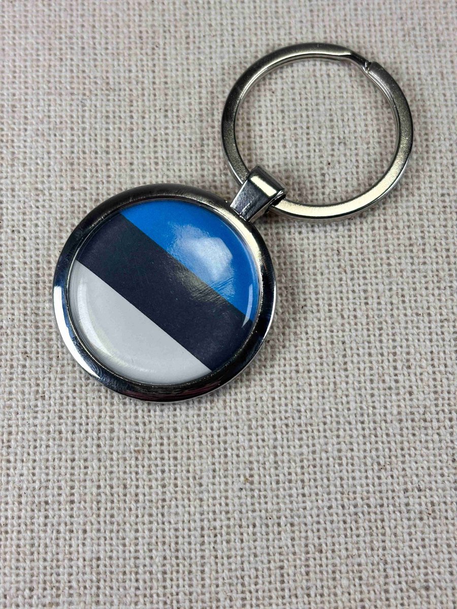 Estonia Flag Keyring
