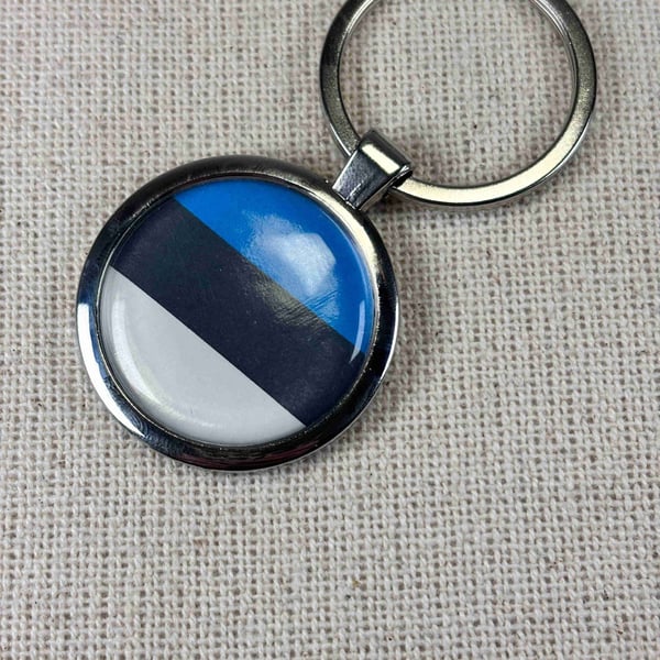 Estonia Flag Keyring