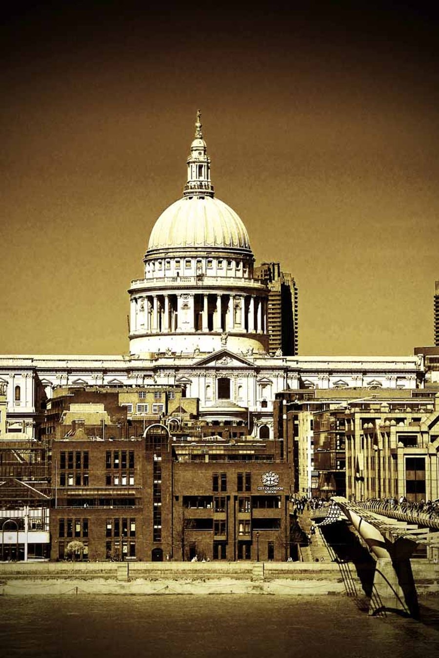 St Paul's Cathedral London England UK Photograph Print