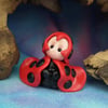 Bustling LadyBug 'Lucie' OOAK Sculpt by Ann Galvin Gnome Village