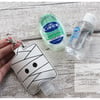 Halloween Mummy Hand Sanitiser Holder, Machine Embroidered with Lobster Clasp