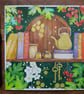 Hawthorn and books, original artwork 