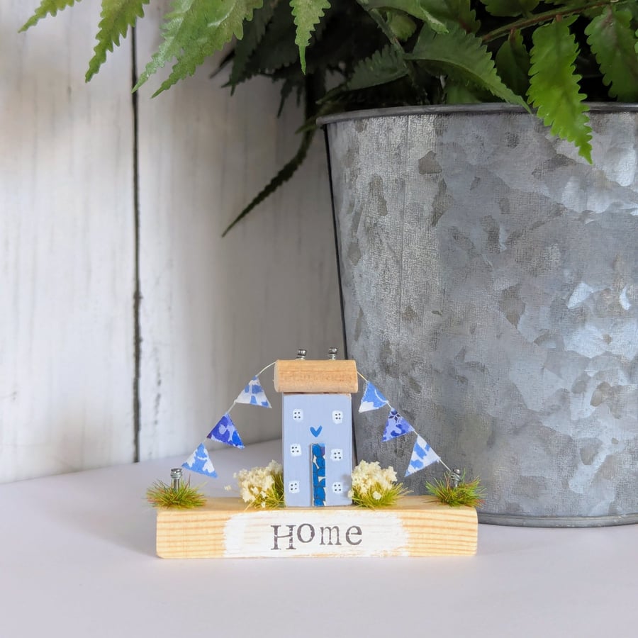 Handmade Tiny Country Cottage Home Decor 'Home'