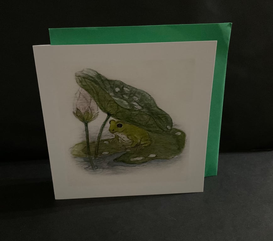 Just sat chillin' blank greetings card 