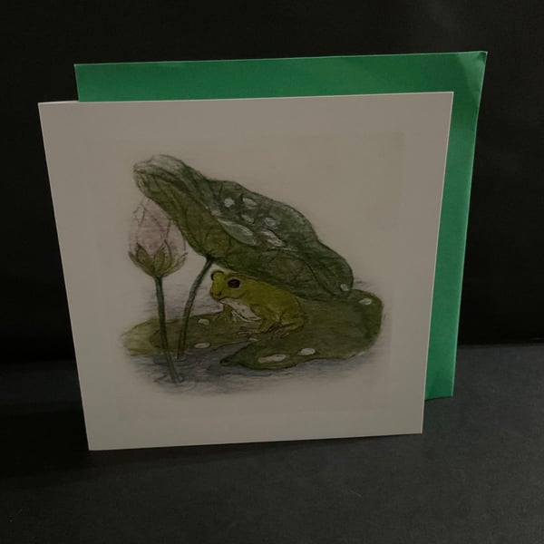 Just sat chillin' blank greetings card 