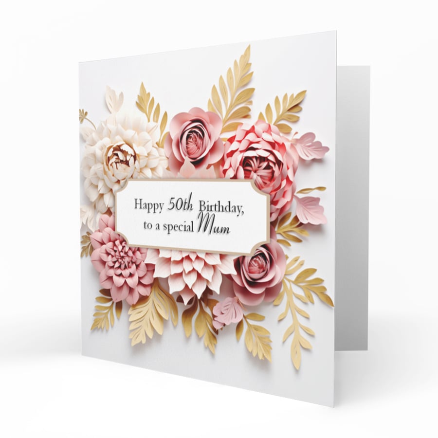 Personalised Birthday Card, Female, 30th, 40th, 50th, 60th, 70th, C165
