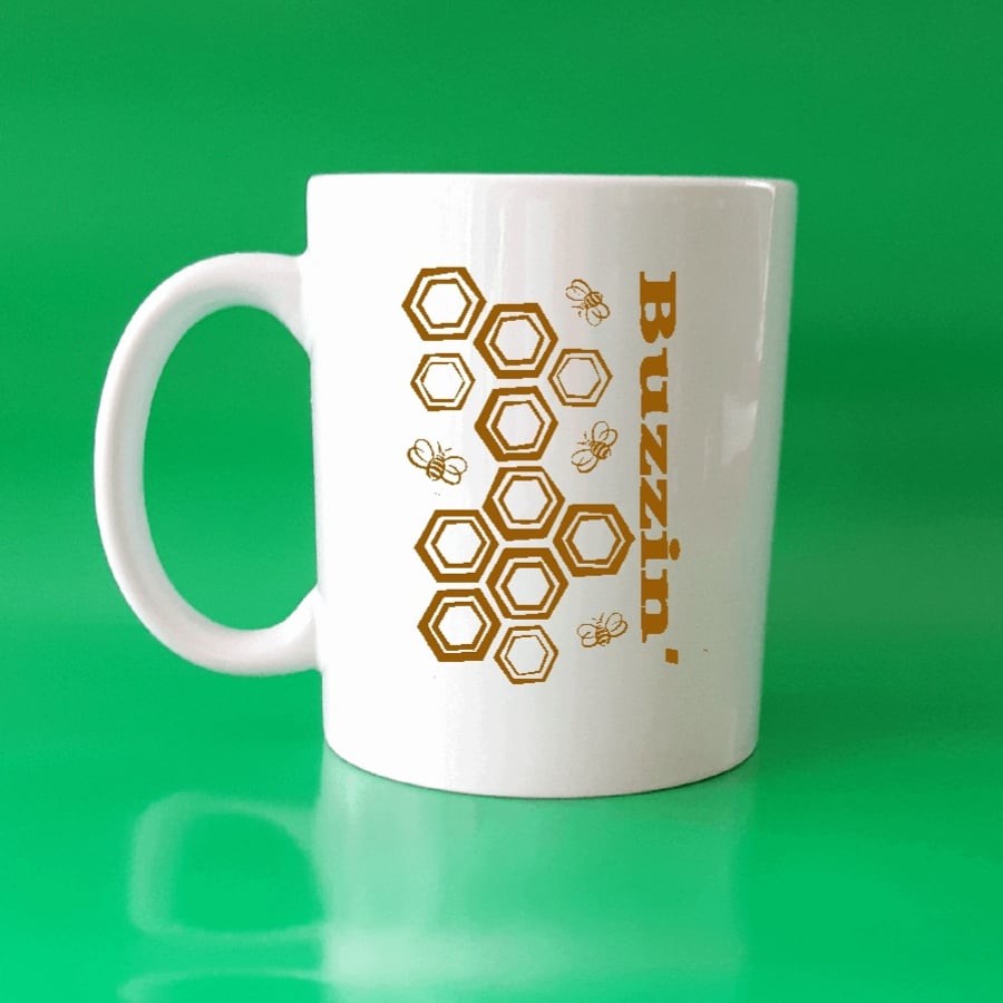 Personalised Bee lovers Mug, ceramic coffee mugs, birthday gifts for bee keepers