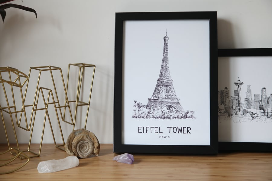 Eiffel Tower Art Print