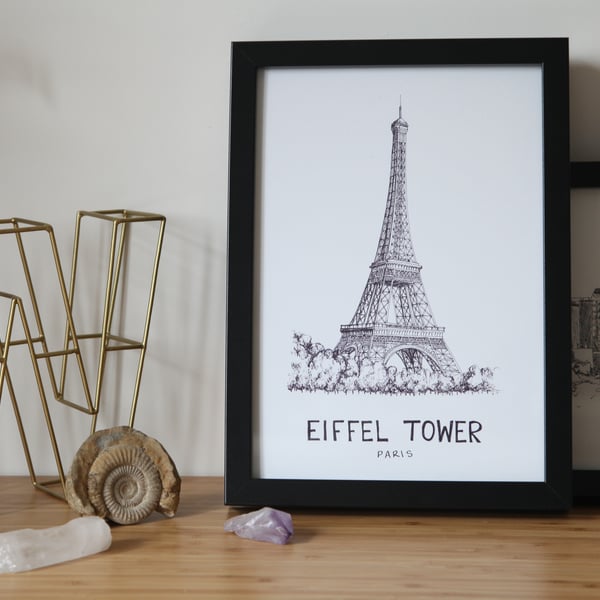 Eiffel Tower Art Print