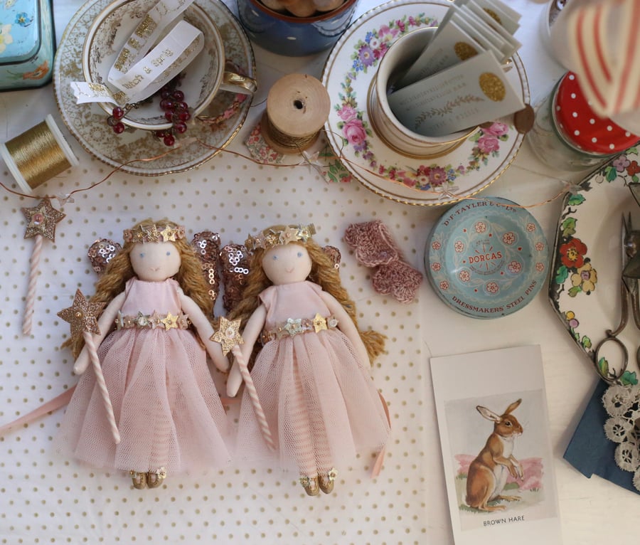 Pre-order Tiny Heirloom Doll or Christmas Fairy