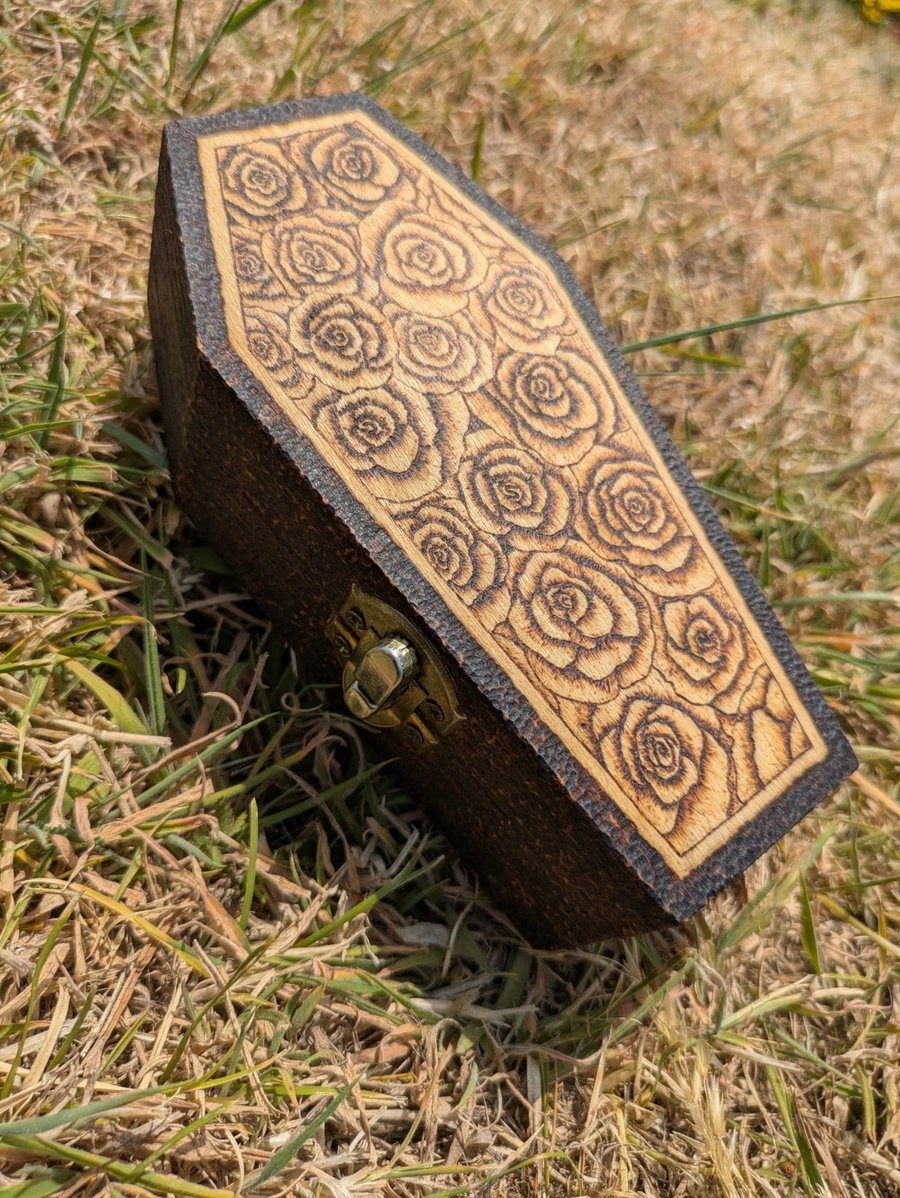 Rose coffin box