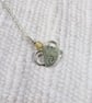 Silver Angel Necklace with Citrine Gemstone - Image 3
