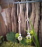 Sterling silver earrings with peridot - Image 4