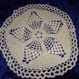 Crochet Star & Cluster Centre Crochet Doily