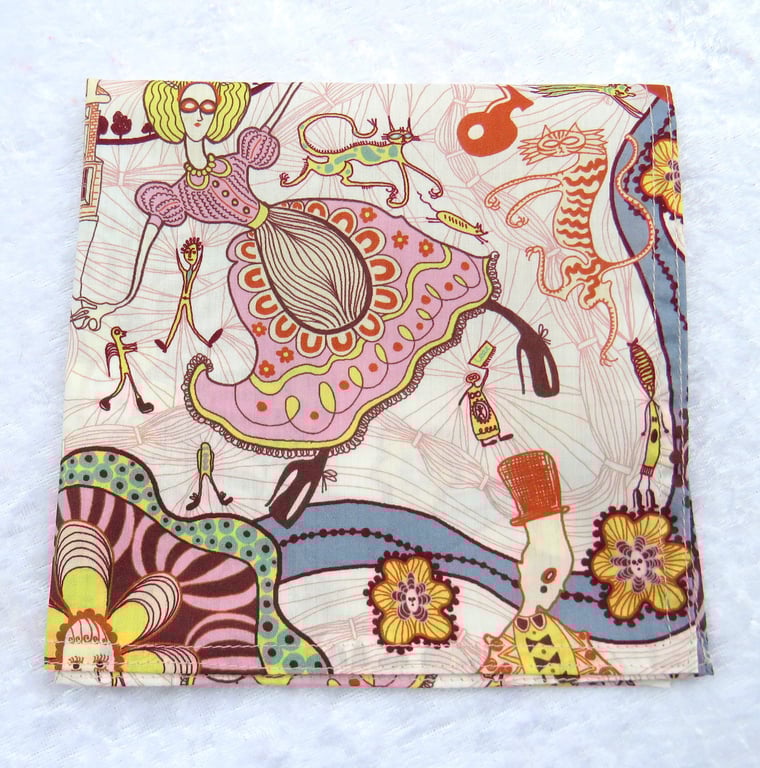 Liberty Tana Lawn handkerchief, Grayson Perry, Delusions of grandeur