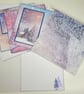 Boxed Set of 4 Winter Note Cards - Snowy Forest - Image 9
