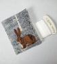 Needle case - hare and trees - Image 1
