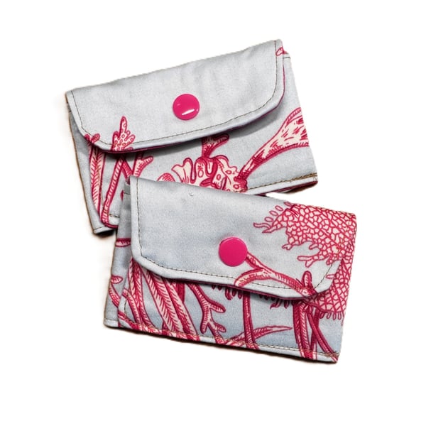 Fabric Card Holder - Seaweed