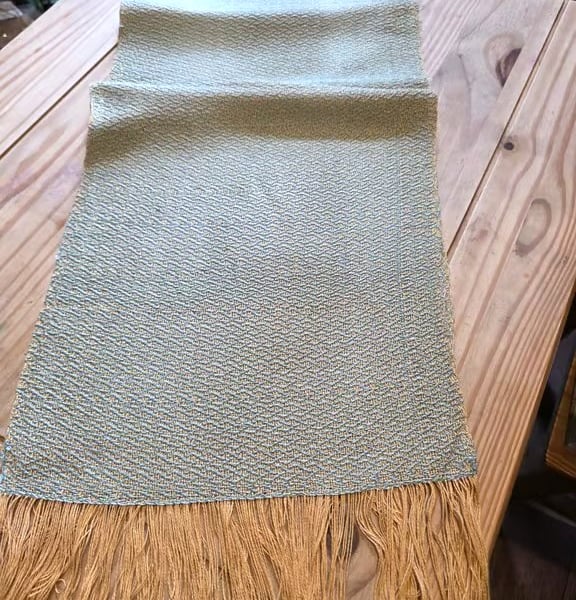 Woven scarf - Diamond Knots