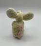 Needle felted mouse 4" high - Image 3