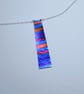 Coloured Titanium Striped Necklace - UK Free Post - Image 5