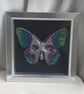Gorgeous Skull Butterfly Resin Art Box Frame  - Image 5
