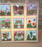 Garden Theme Medium Jute Bag