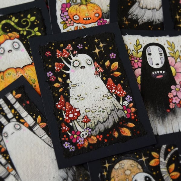 ghostober ghost - day 25 - fungi fun