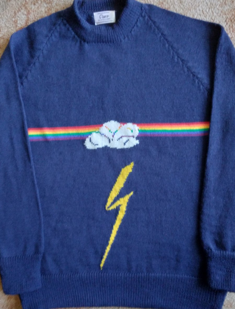 Rainbow, Cloud and Lightning Jumper