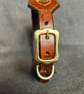 Handstitched Autumnal leather dog collar - Image 2
