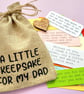 Dad Quote Keepsake Bag, 31 Quotes, Sentimental Dad Father Present Gift