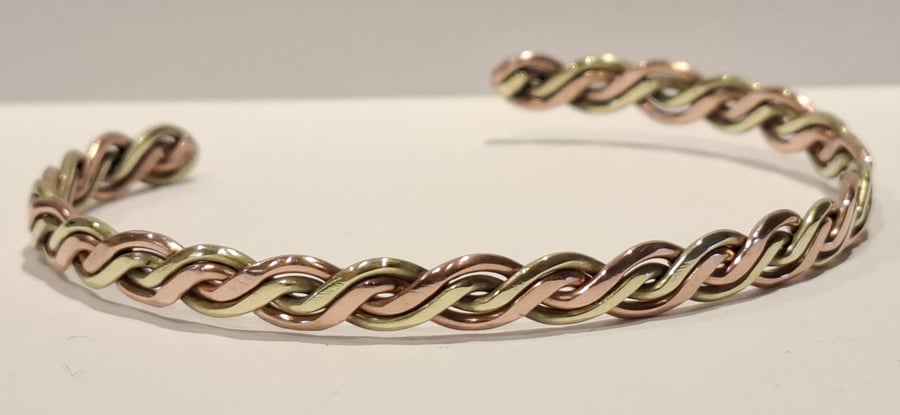 Copper & Brass Elegant Bracelet