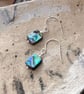 Abalone Paua Shell & Sterling Silver Drop Earrrings - Image 3