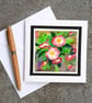 Sweet Briar. Handpainted Floral Rose Blank Greetings Card. Handmade Gift.  - Image 2