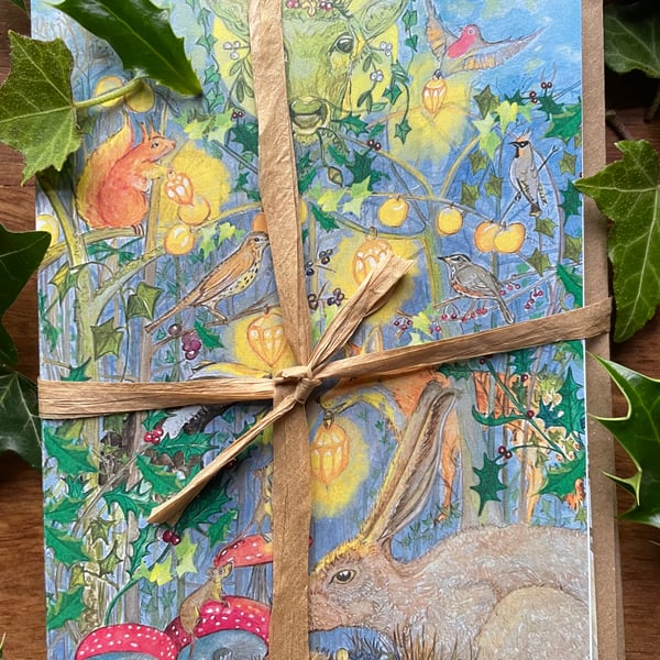 Pack of Yuletide Greeting Cards 2 lots of 4 designs