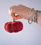 Cute pumpkin decoration crocheted in premium acrylic yarn - Image 3
