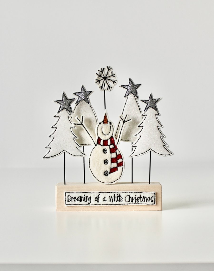 'Dreaming of a White Christmas' White Trees - On the Block 