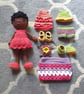 Crochet Doll with clothes and shoes for dressing up - Image 1