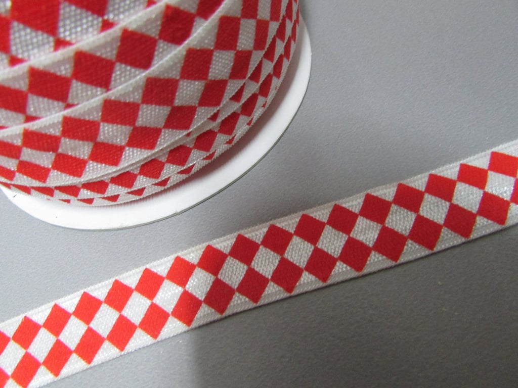 Diamond Fold Over Elastic x 1 metre