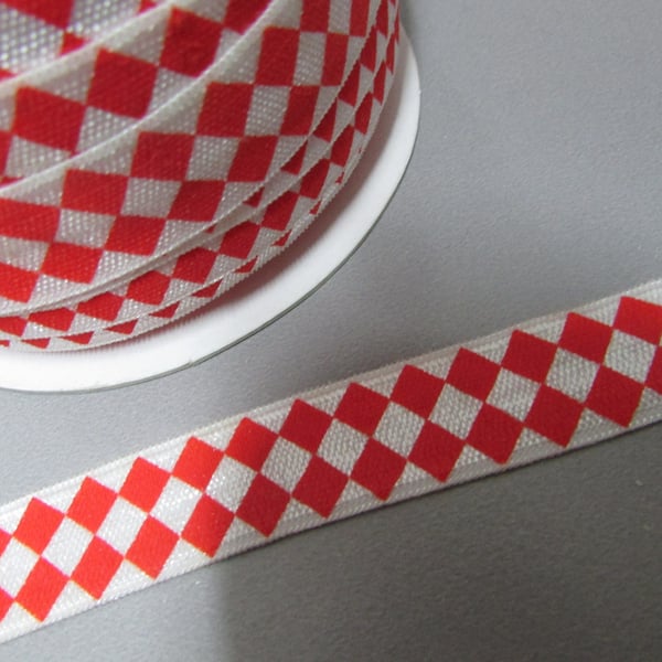 Diamond Fold Over Elastic x 1 metre