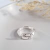 Sterling Silver Dandelion Wishes Ring