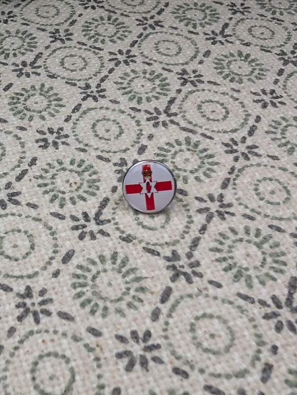 Northern Ireland Flag Pin - Small Resin Topped Pin Badge - Northern Irish Flag