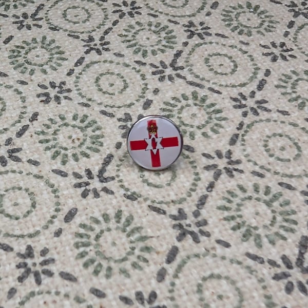 Northern Ireland Flag Pin - Small Resin Topped Pin Badge - Northern Irish Flag