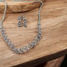 Handcrafted Chainmail inspired Jewellery Set – Necklace & Earrings