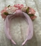 Pink Flower headband  - Image 3