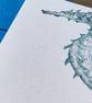 Seahorse Illustrated Blank Greeting Card - Image 2