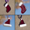 Christmas Tree Decorations - Santa Hat & Boot