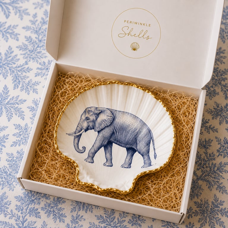 Elephant Trinket Dish 